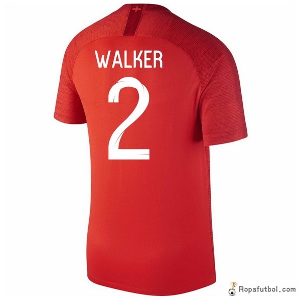 Camiseta Inglaterra Replica Segunda Ropa Walker 2018 Rojo